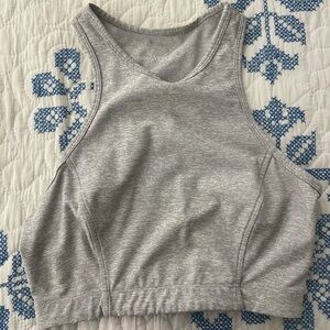 Outdoor Voices Gray Athena Crop Top / Sports Bra